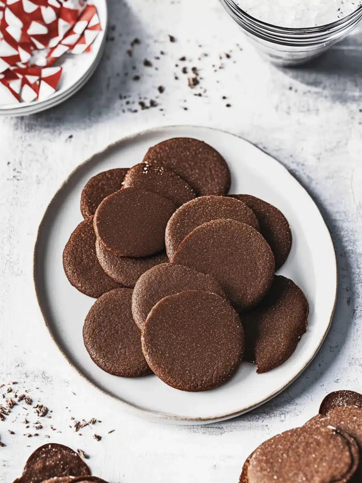 Perfectly Shaped Chocolate Cut-Out Cookies for Festive Fun 3 Chocolate Cut-Out Cookies