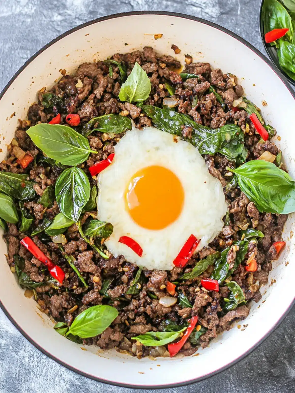 Thai Basil Beef Stir-Fry (Pad Krapow) Ready in 30 Minutes 3 Thai Basil Beef Stir-Fry (Pad Krapow)