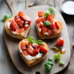 Cute Heart-Shaped Bruschetta Recipe Perfect for Romantic Nights 8 CUTE HEART-SHAPED BRUSCHETTA RECIPE