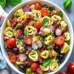 Delicious Antipasto Tortellini Pasta Salad Perfect for Potlucks 9 Antipasto Tortellini Pasta Salad