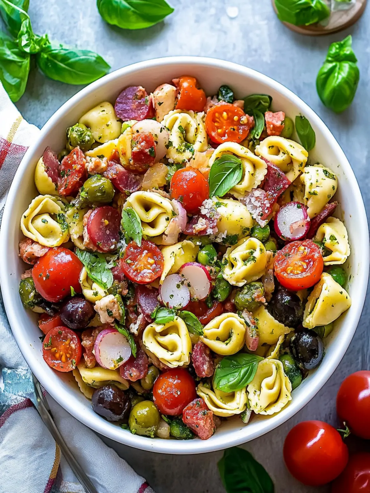 Delicious Antipasto Tortellini Pasta Salad Perfect for Potlucks 5 Antipasto Tortellini Pasta Salad