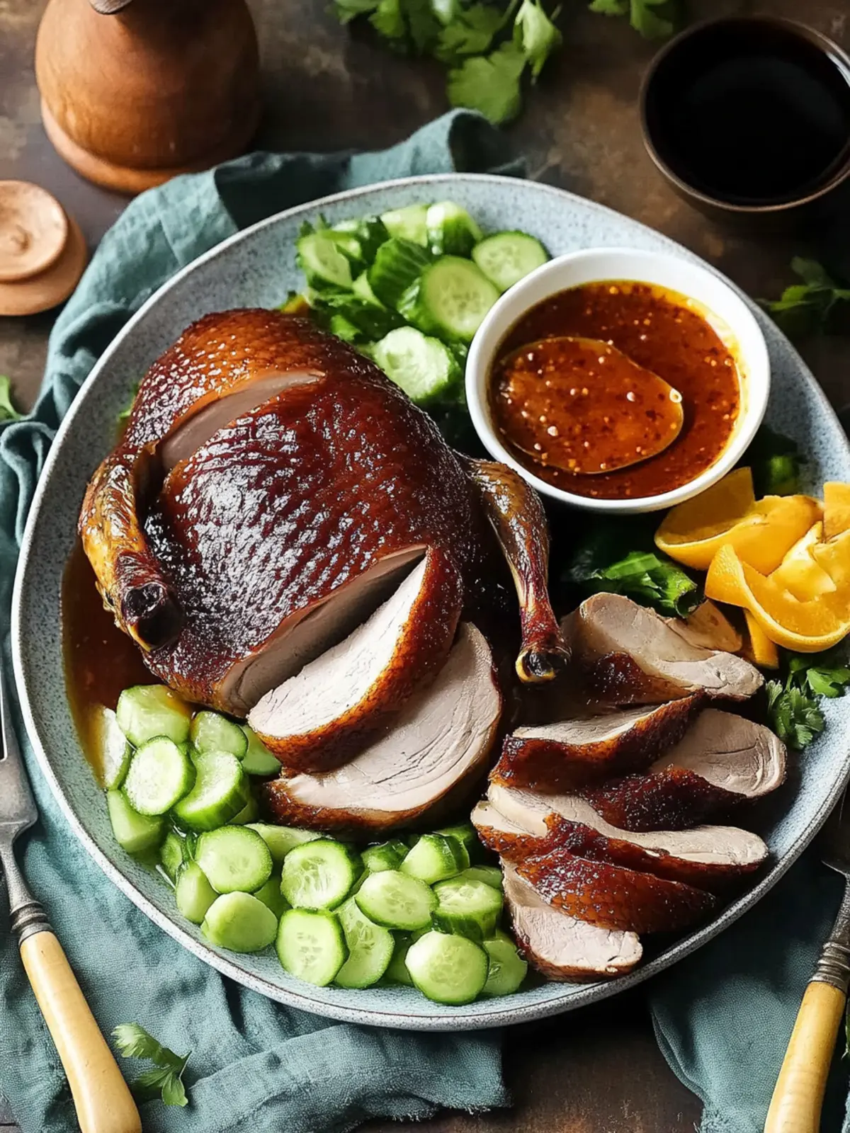 Savory Peking Duck with Irresistible Plum Jam Glaze 5 Peking Duck