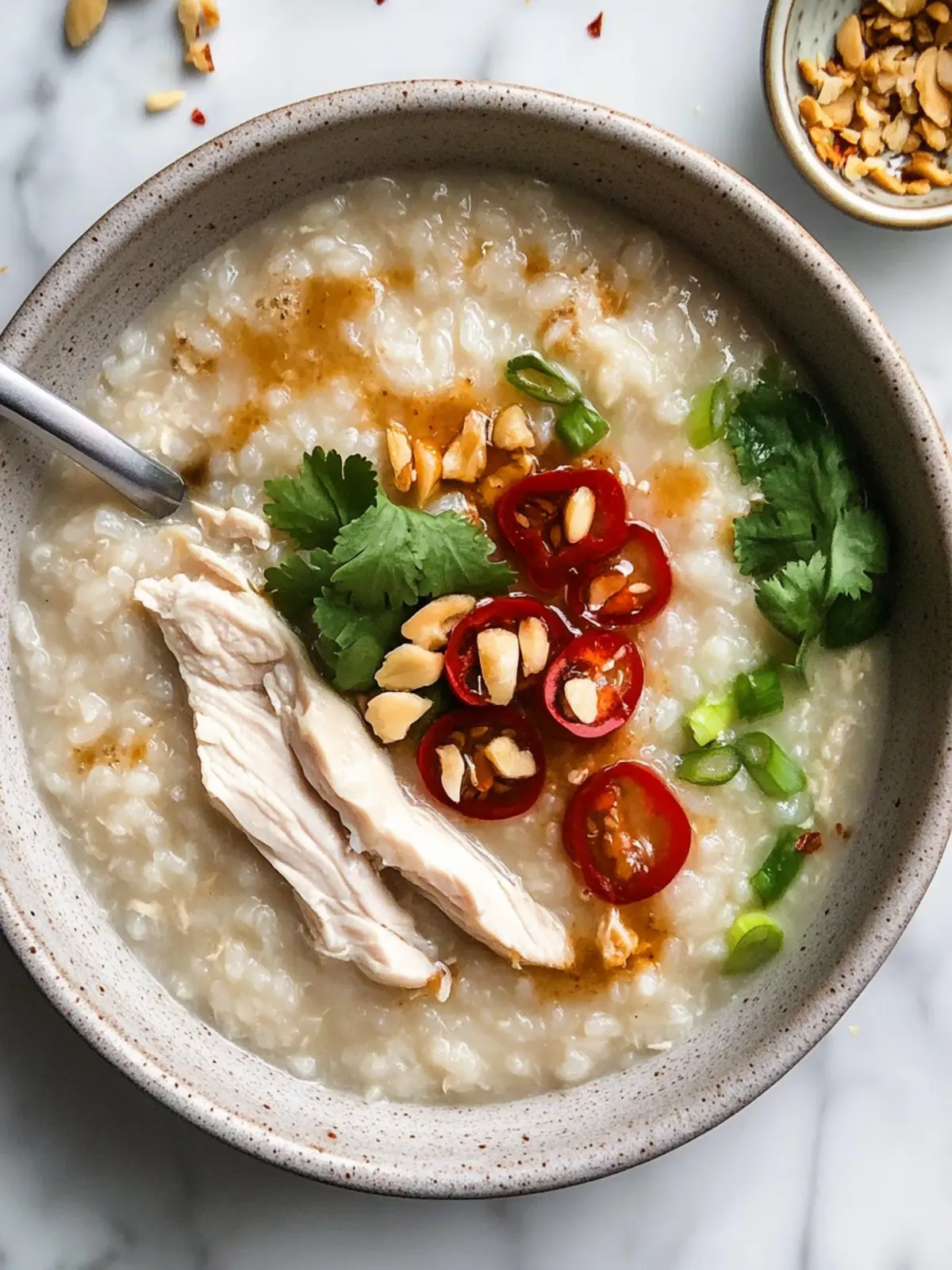 Comforting Slow Cooker Chicken Jook: Easy Rice Porridge Delight 2 Slow Cooker Chicken Jook (Rice Porridge)