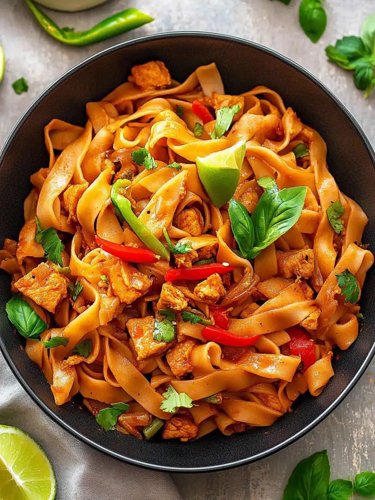 Savory Spicy Drunken Noodles for a Flavor Explosion at Home 3 Spicy Drunken Noodles