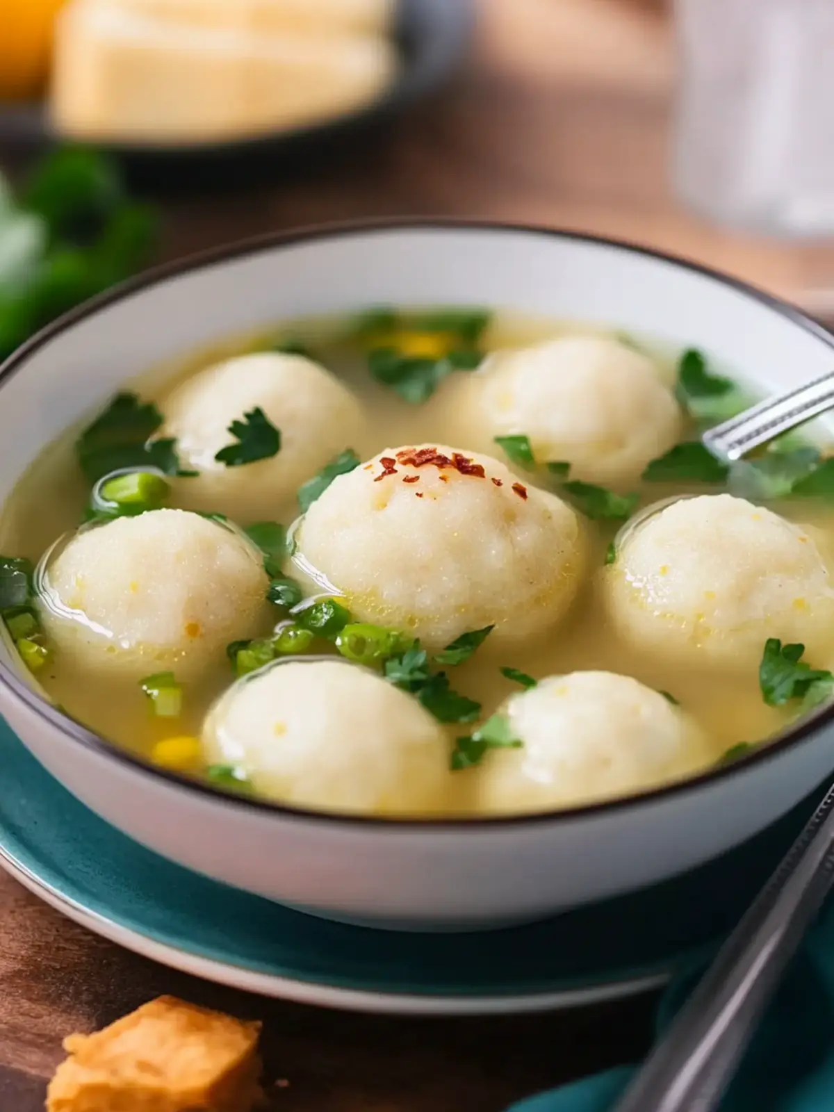 Masa Ball Soup: Hearty Corn Dumplings in Savory Chicken Broth 5 Masa Ball Soup (Corn Dumplings in Chicken Soup)
