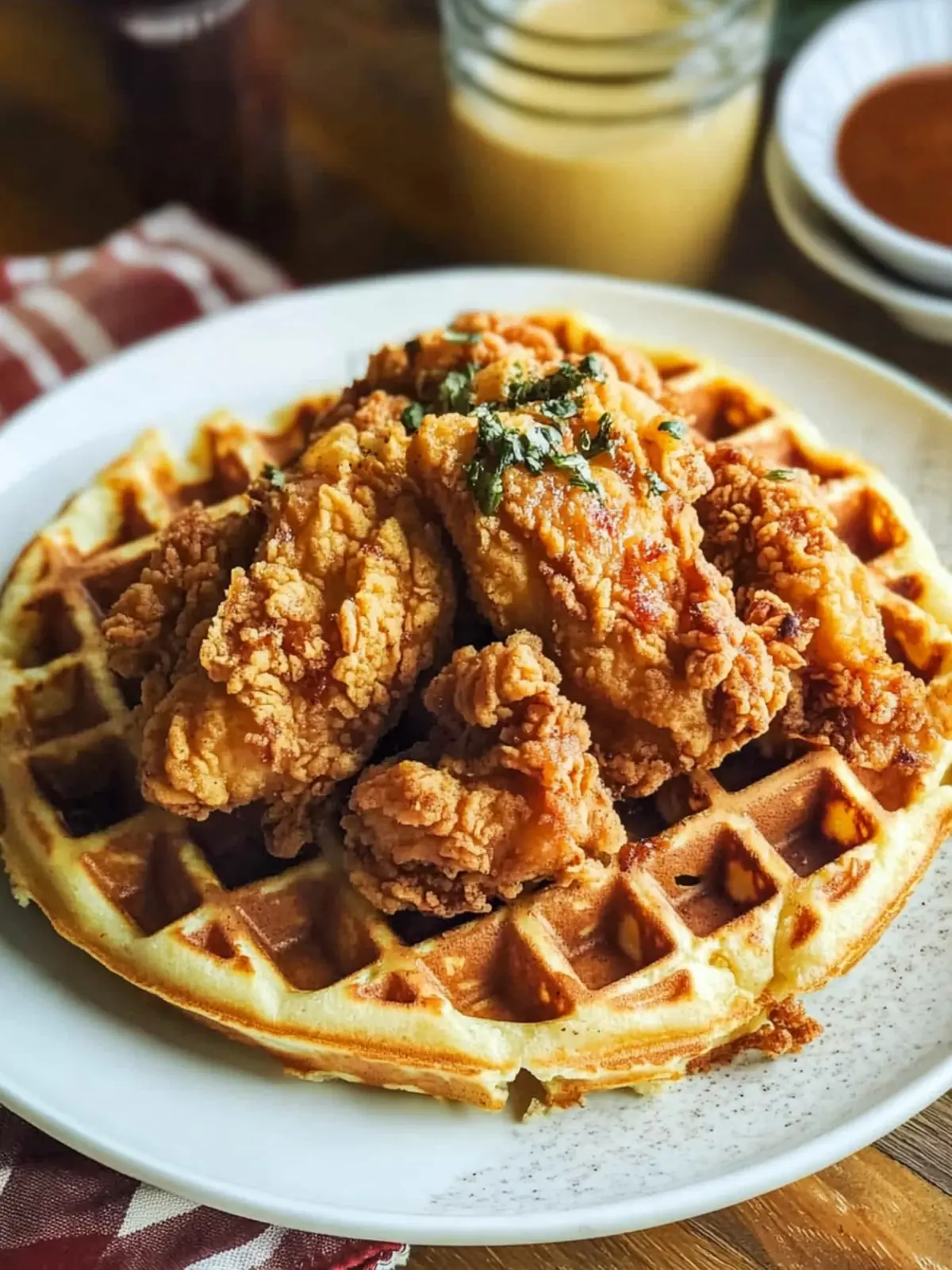 Fried Chicken and Waffles: A Southern Comfort Delight 2 Fried Chicken and Waffles