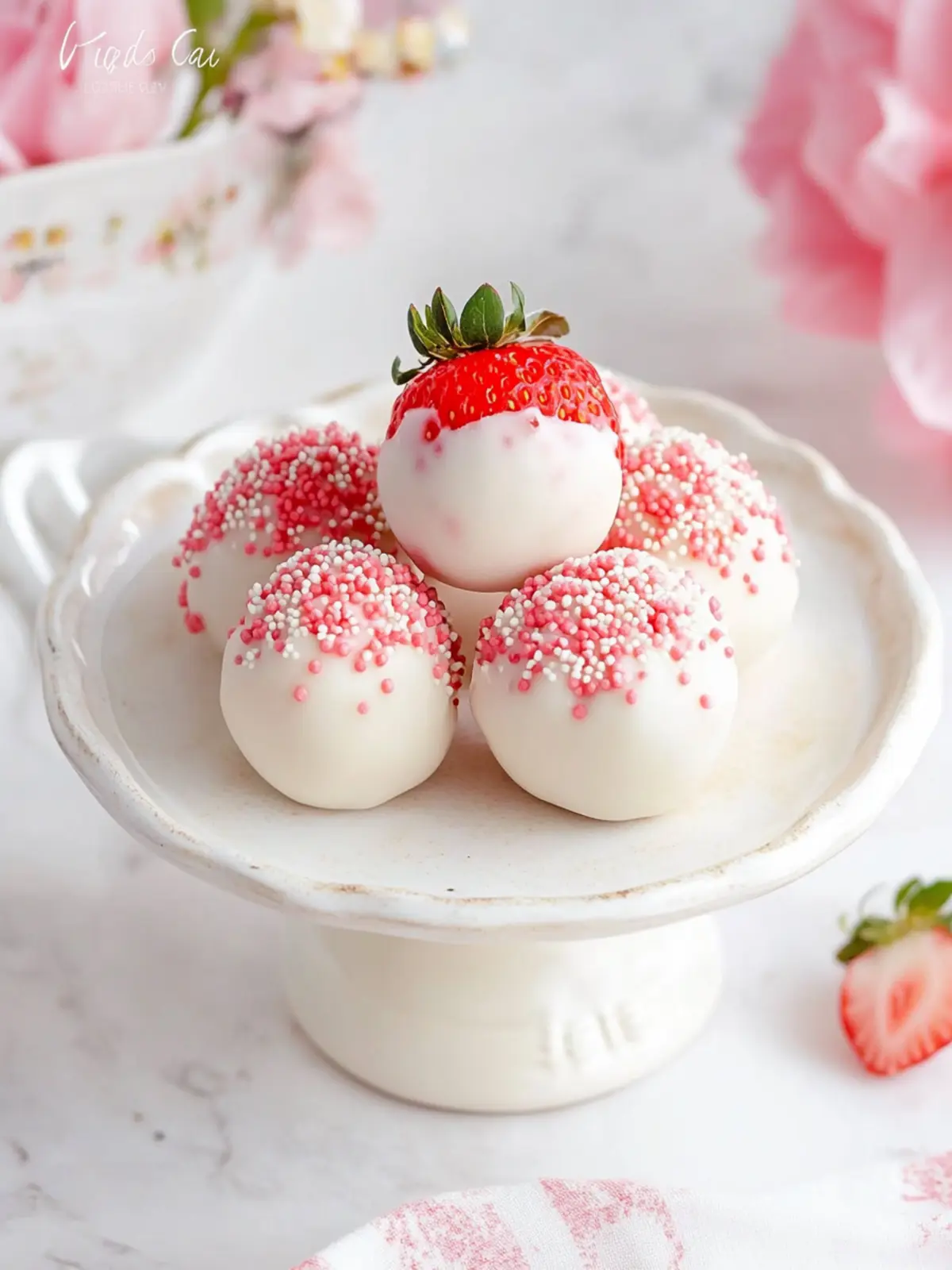 Easy Strawberry Cake Truffles Recipe for Sweet Celebrations 4 Strawberry Cake Truffles Recipe