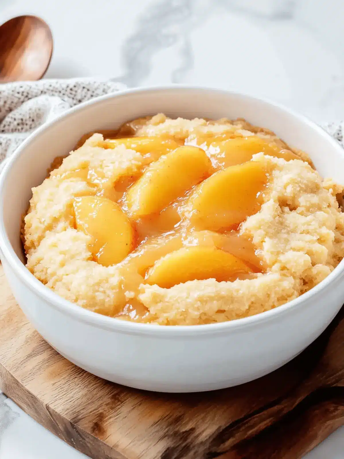 Deliciously Easy Cake Mix Peach Cobbler in Minutes 5 Easy Cake Mix Peach Cobbler