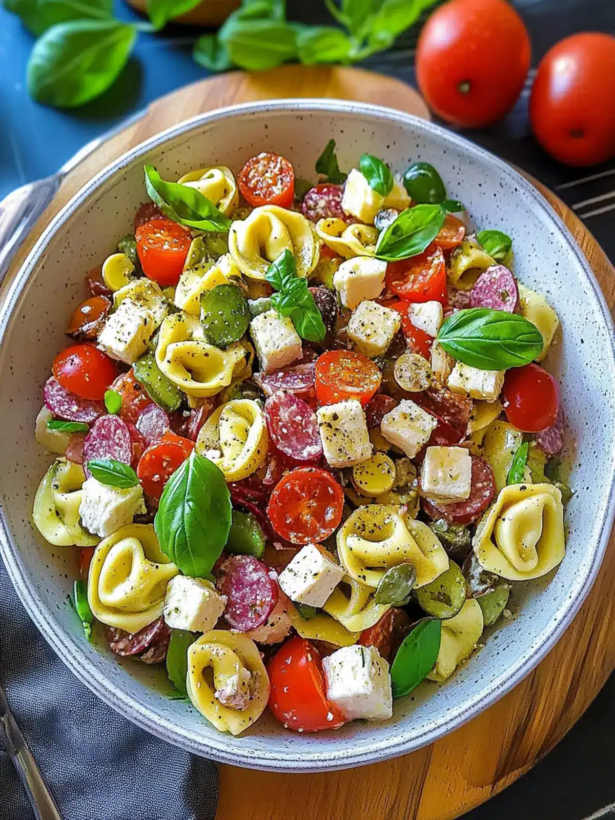 Delicious Antipasto Tortellini Pasta Salad Perfect for Potlucks 4 Antipasto Tortellini Pasta Salad