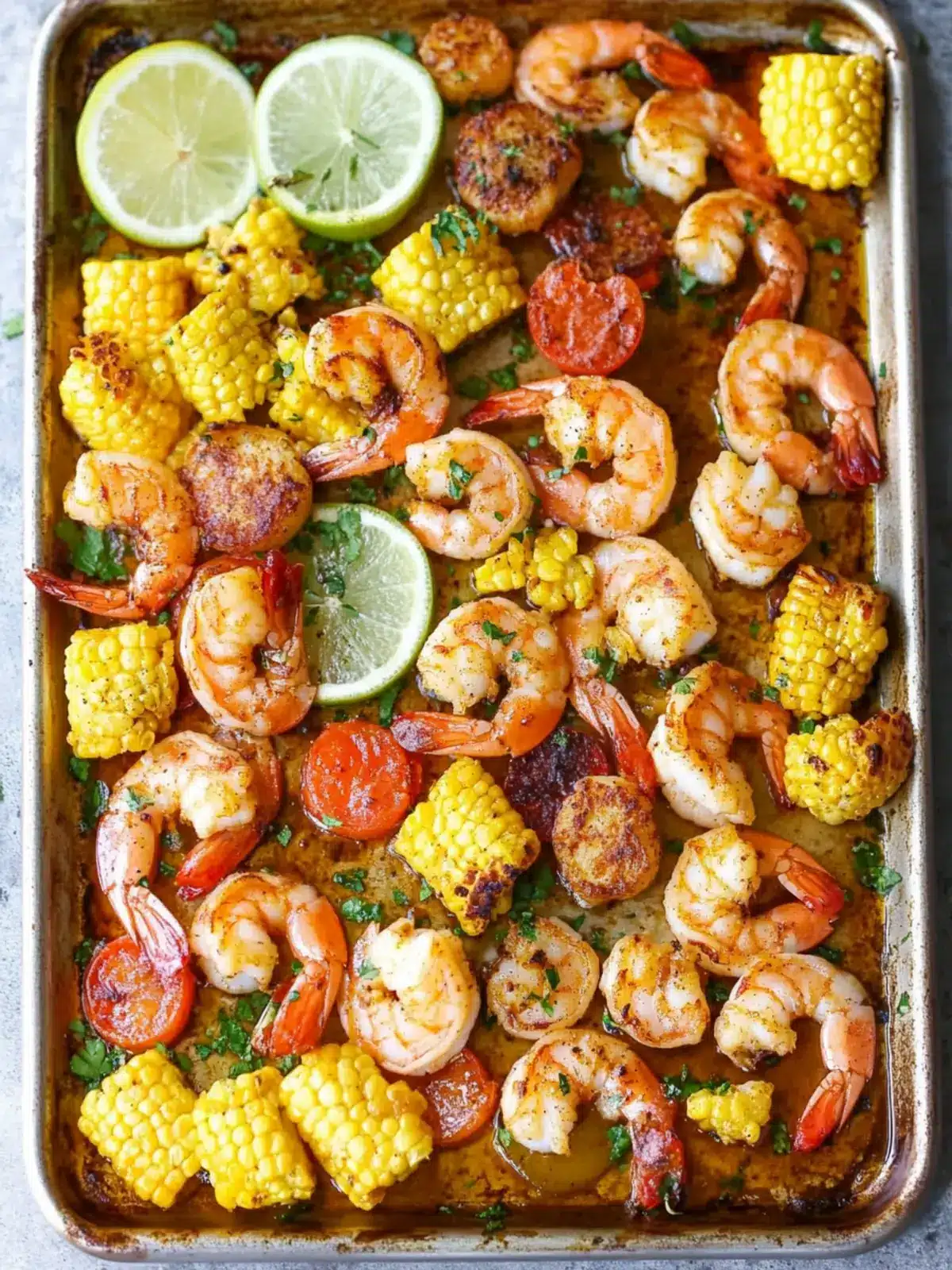 Sheet Pan Shrimp Boil: Easy, Flavorful, and Mess-Free Delight 4 Sheet Pan Shrimp Boil