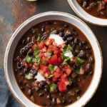 Savory Black Bean-and-Chile Soup for Cozy Nights In 6 Black Bean-and-Chile Soup