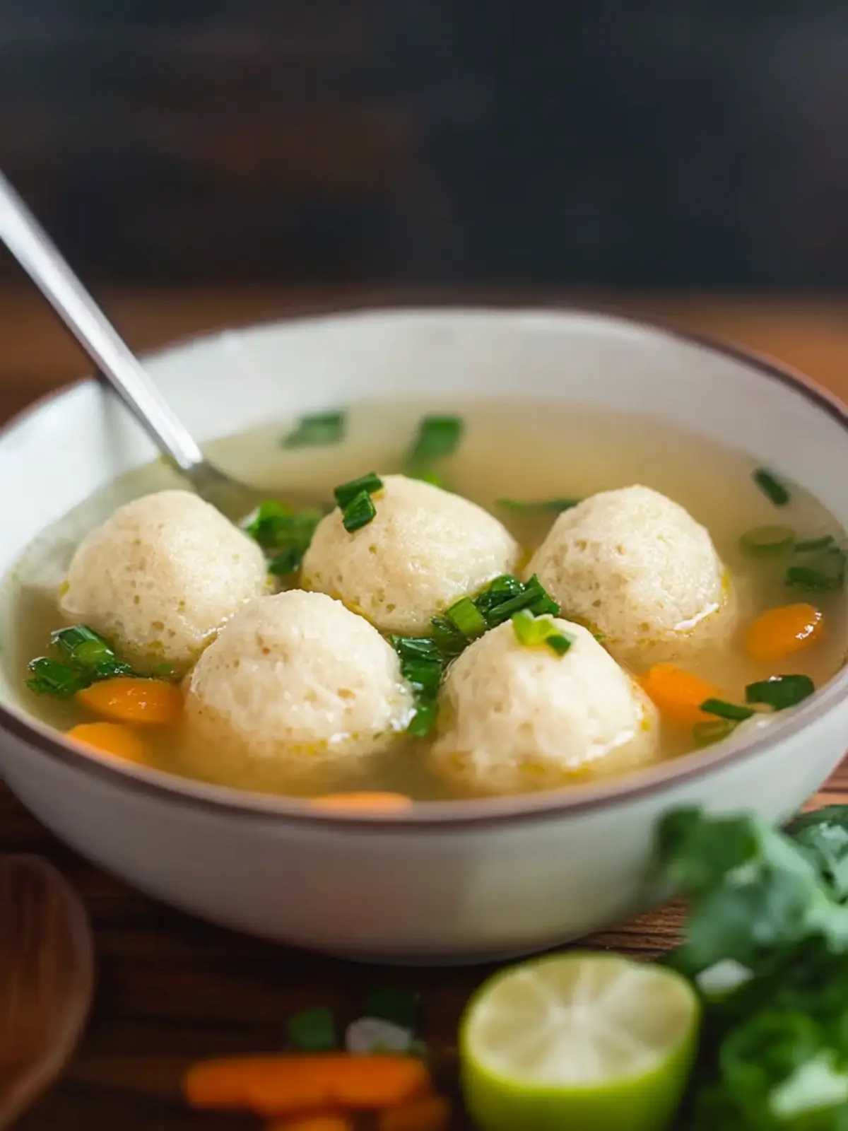 Masa Ball Soup: Hearty Corn Dumplings in Savory Chicken Broth 3 Masa Ball Soup (Corn Dumplings in Chicken Soup)