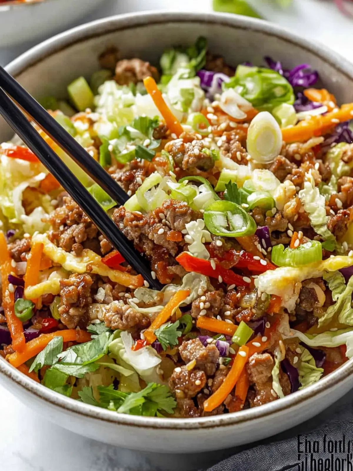 Savor the Flavor with Egg Roll In A Bowl Delight 4 Egg Roll In A Bowl