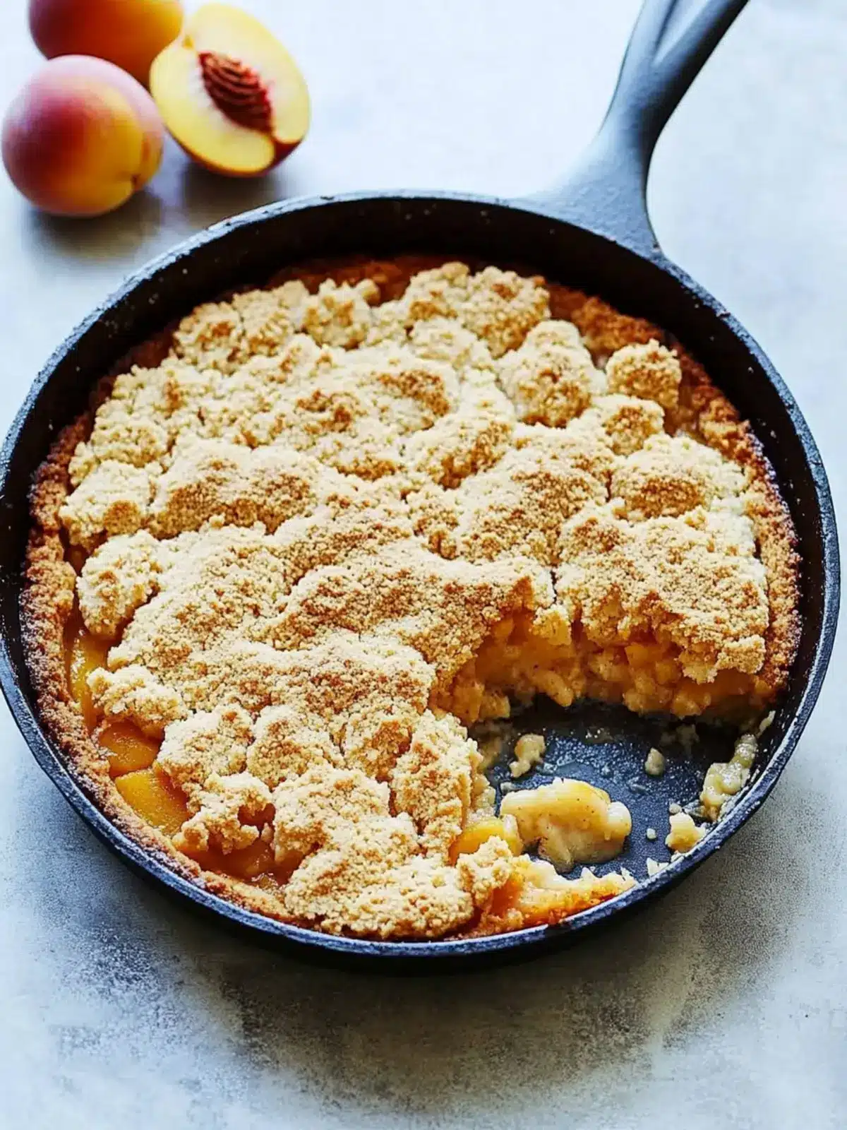 Bourbon Peach Cobbler That Will Steal Your Heart 3 Bourbon Peach Cobbler