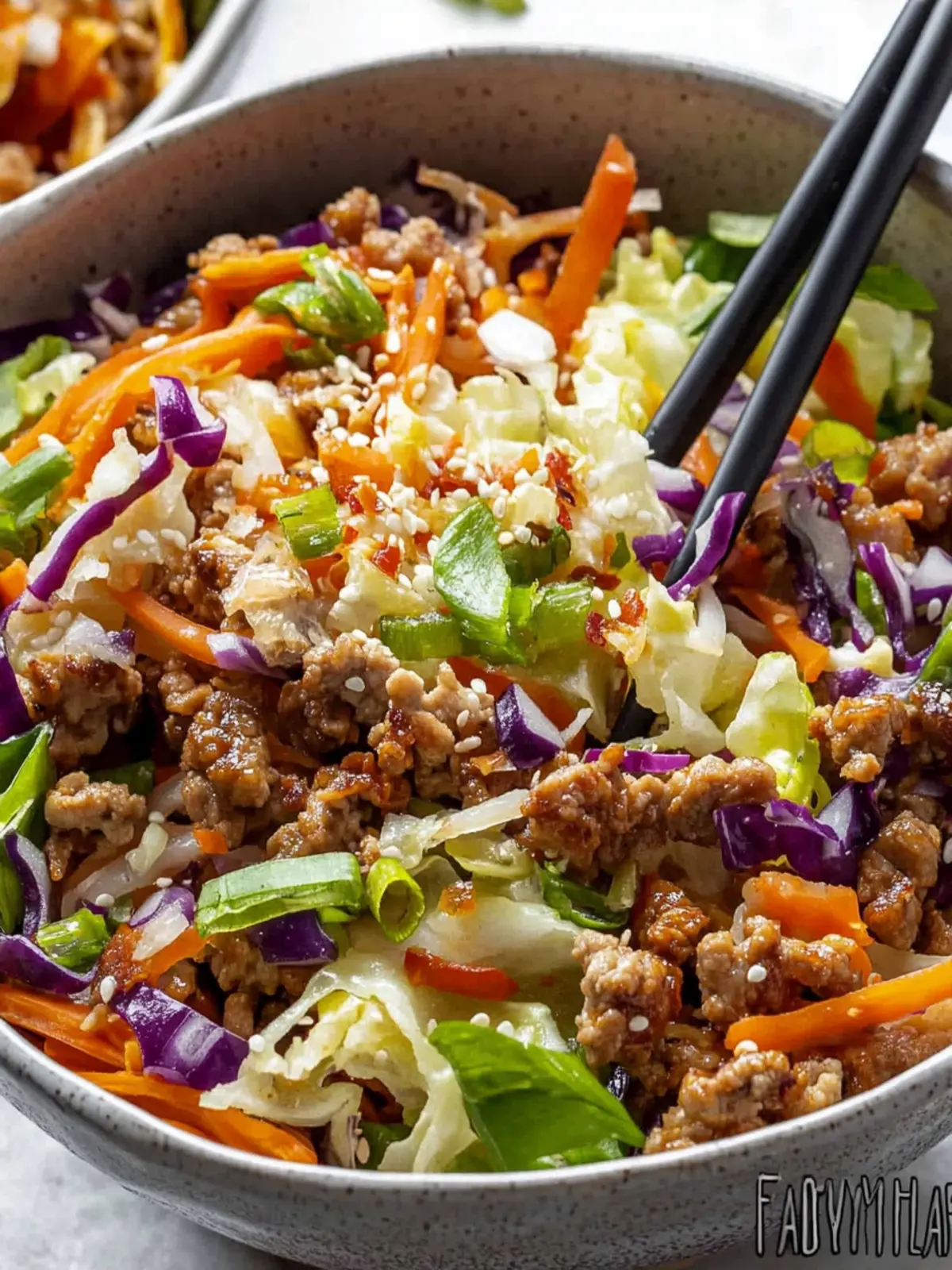 Savor the Flavor with Egg Roll In A Bowl Delight 5 Egg Roll In A Bowl