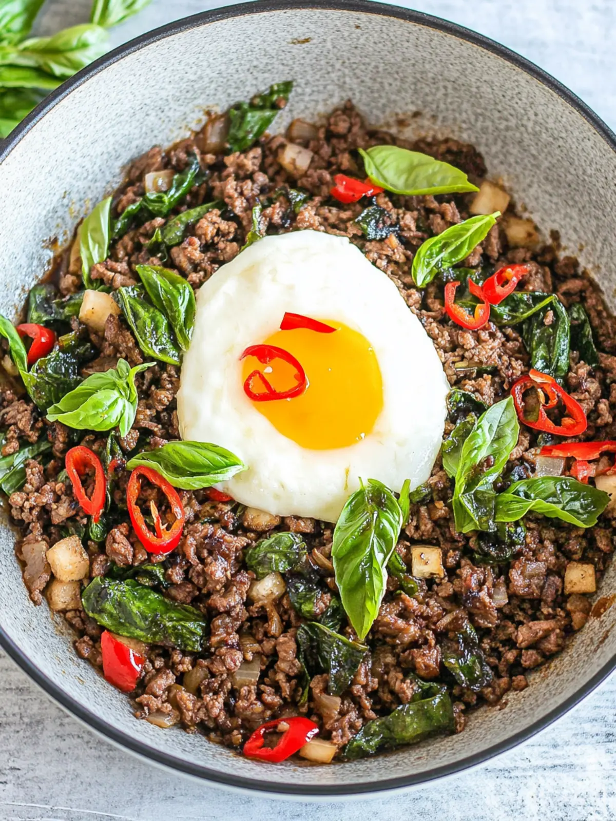Thai Basil Beef Stir-Fry (Pad Krapow) Ready in 30 Minutes 4 Thai Basil Beef Stir-Fry (Pad Krapow)