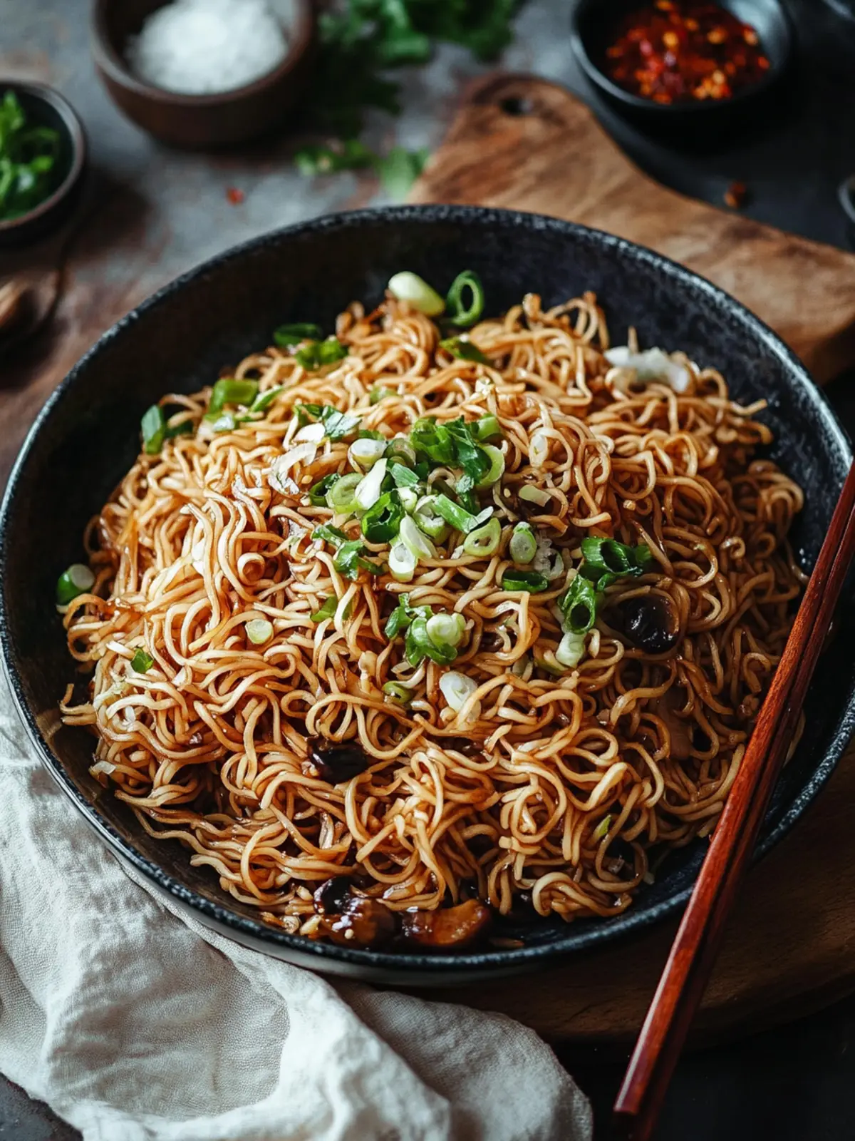Savory Soy Sauce Pan Fried Noodles in Just 10 Minutes 4 Soy Sauce Pan Fried Noodles