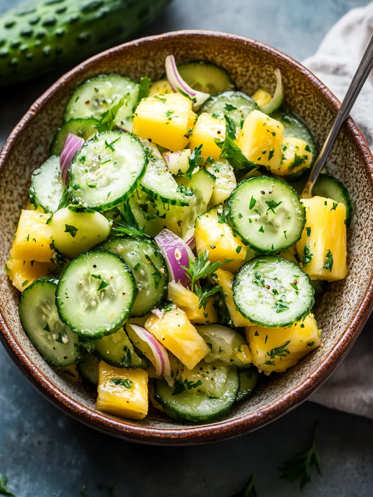 Pineapple Cucumber Salad: Your Tropical Escape in a Bowl 5 Pineapple Cucumber Salad