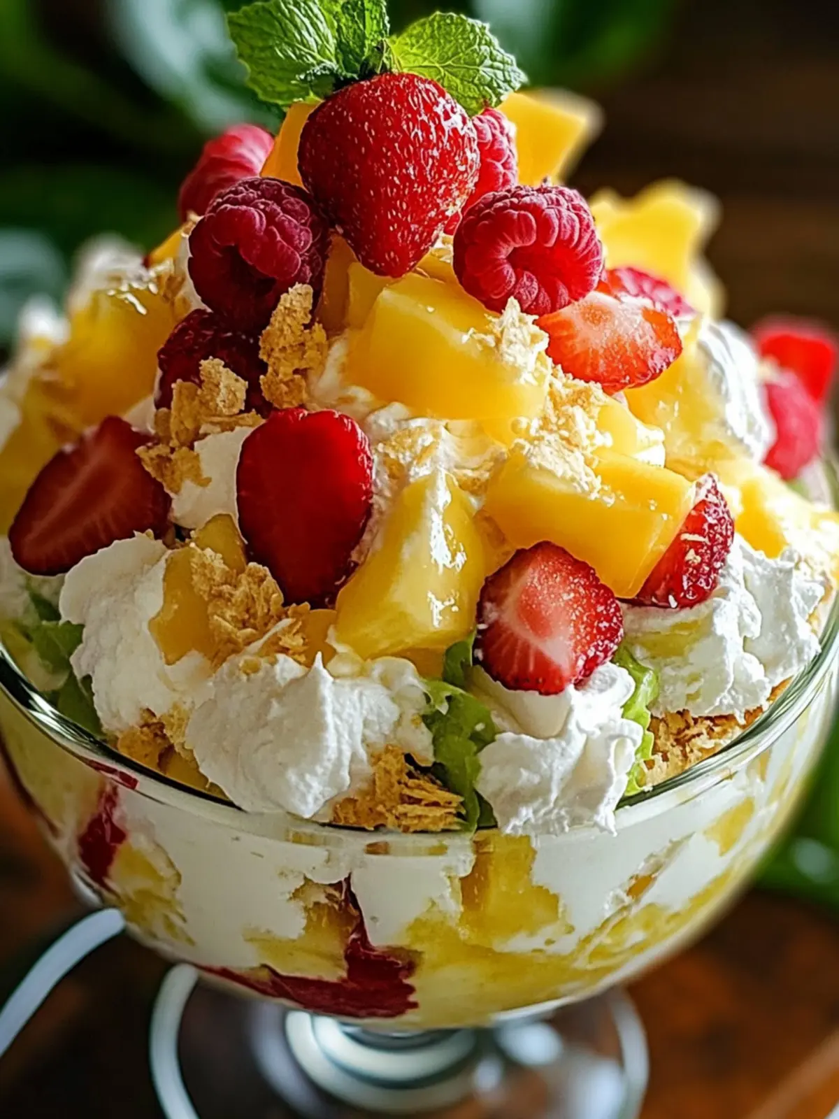 Hawaiian Cheesecake Salad: Dive into Tropical Bliss Today 3 Hawaiian Cheesecake Salad