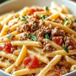 Creamy Rotel Pasta with Ground Beef for Cozy Weeknight Dinners 2 Creamy Rotel Pasta with Ground Beef