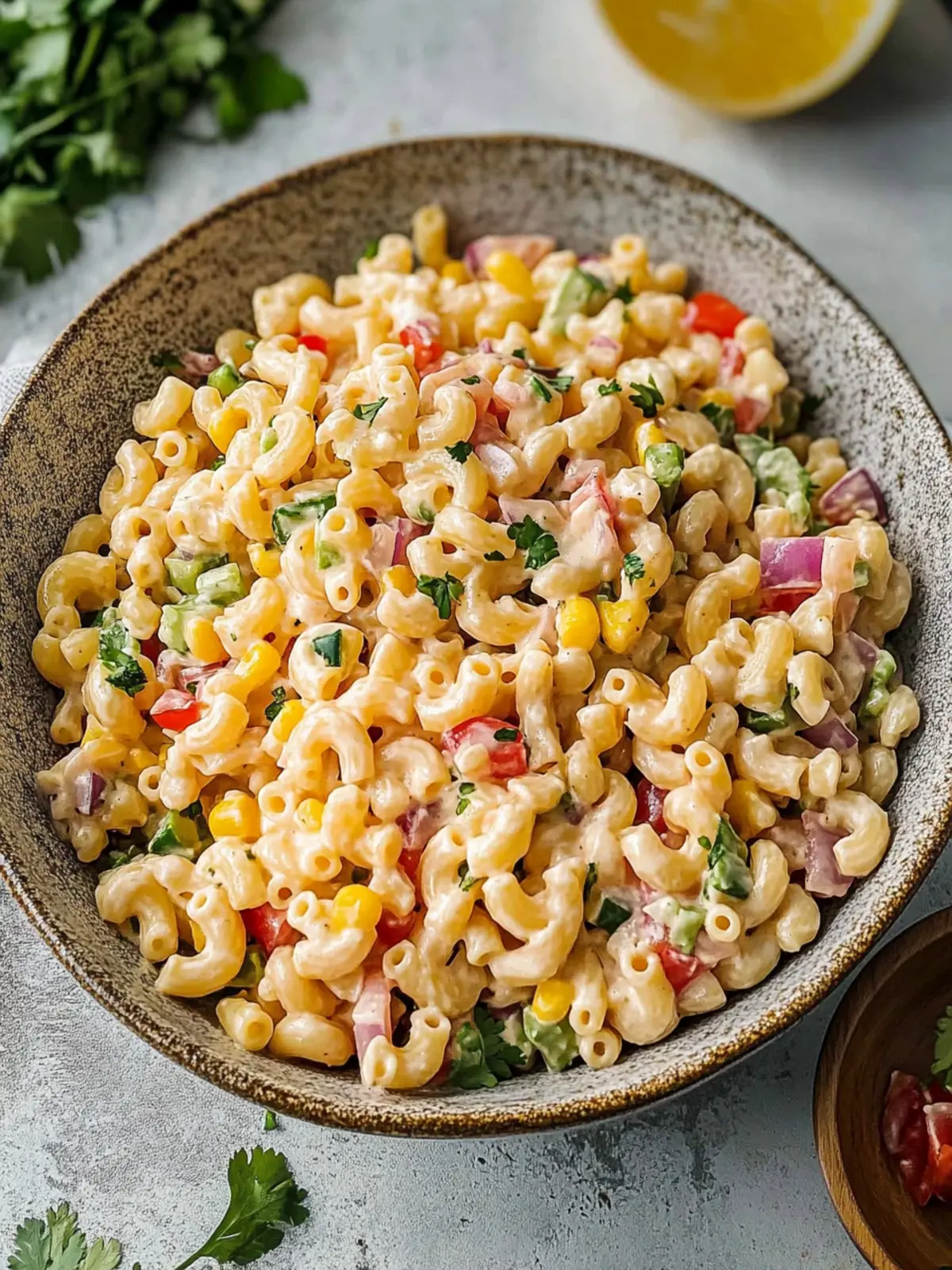 Savor the Flavor: Zesty Mexican Macaroni Salad Delight 2 Mexican Macaroni Salad