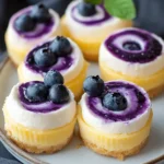 Delightful Juicy Mini Lemon Blueberry Cheesecakes to Impress 2 Juicy Mini Lemon Blueberry Cheesecakes