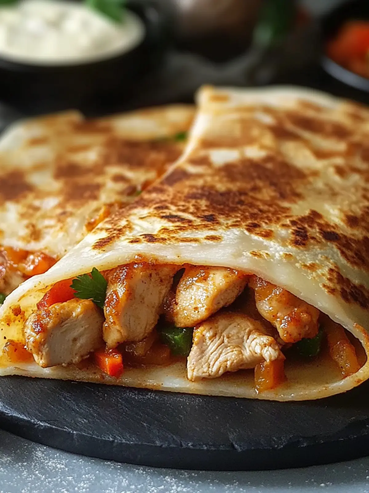 Delicious Chicken Crepes Shawarma: Crispy Comfort Awaits 2 CHICKEN CREPES SHAWARMA