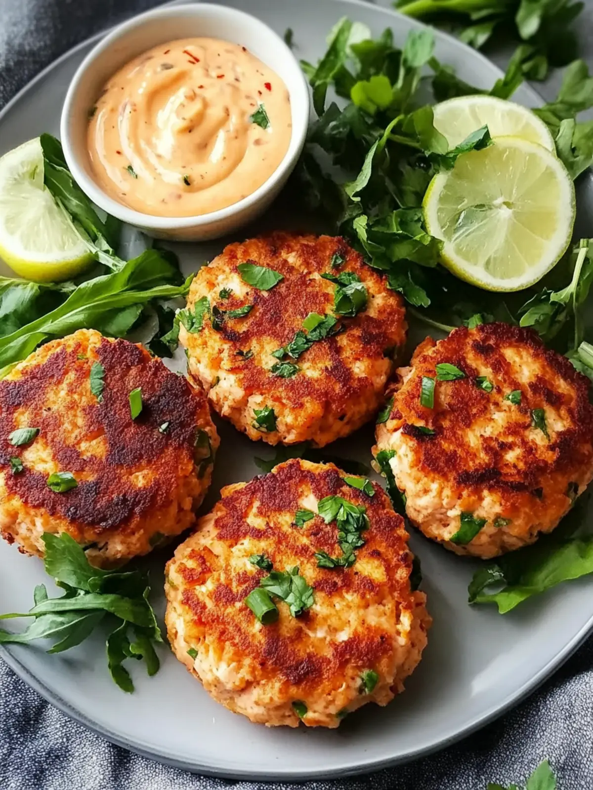 Spicy Salmon Cakes with Sriracha Aioli – Quick & Delicious Weeknight Delight 5 Spicy Salmon Cakes with Sriracha Aioli