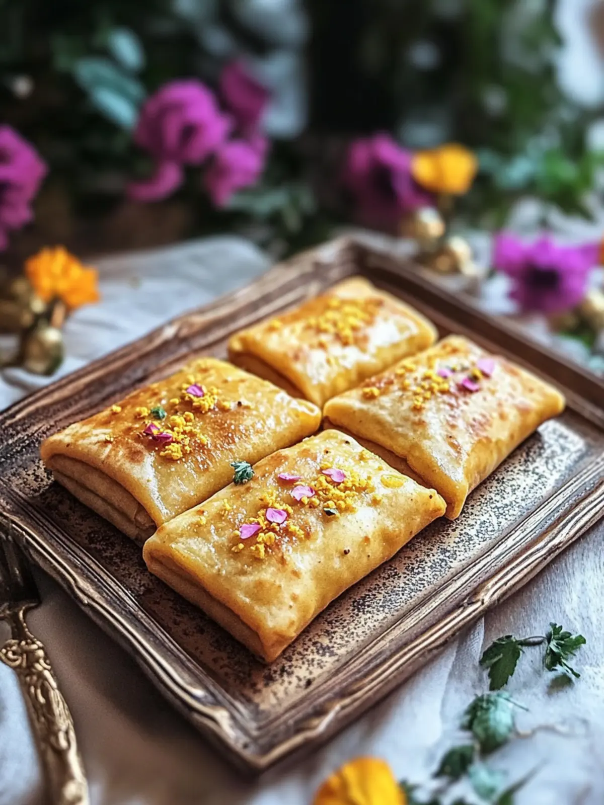 Delicious Baked Puran Poli Rolls: Quick Treats for Every Occasion 3 Baked Puran Poli Rolls