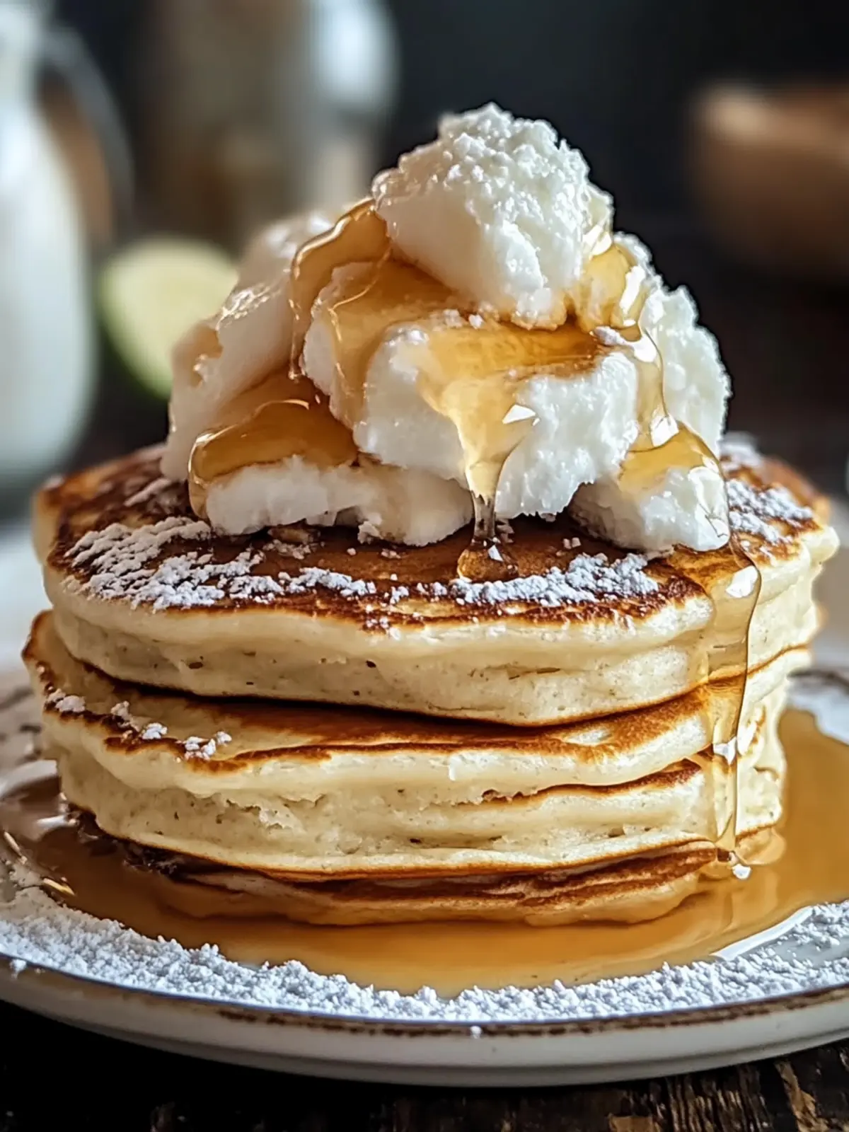 Fluffy Sweet Coconut Cream Pancakes for a Tropical Morning Treat 3 Sweet Coconut Cream Pancakes