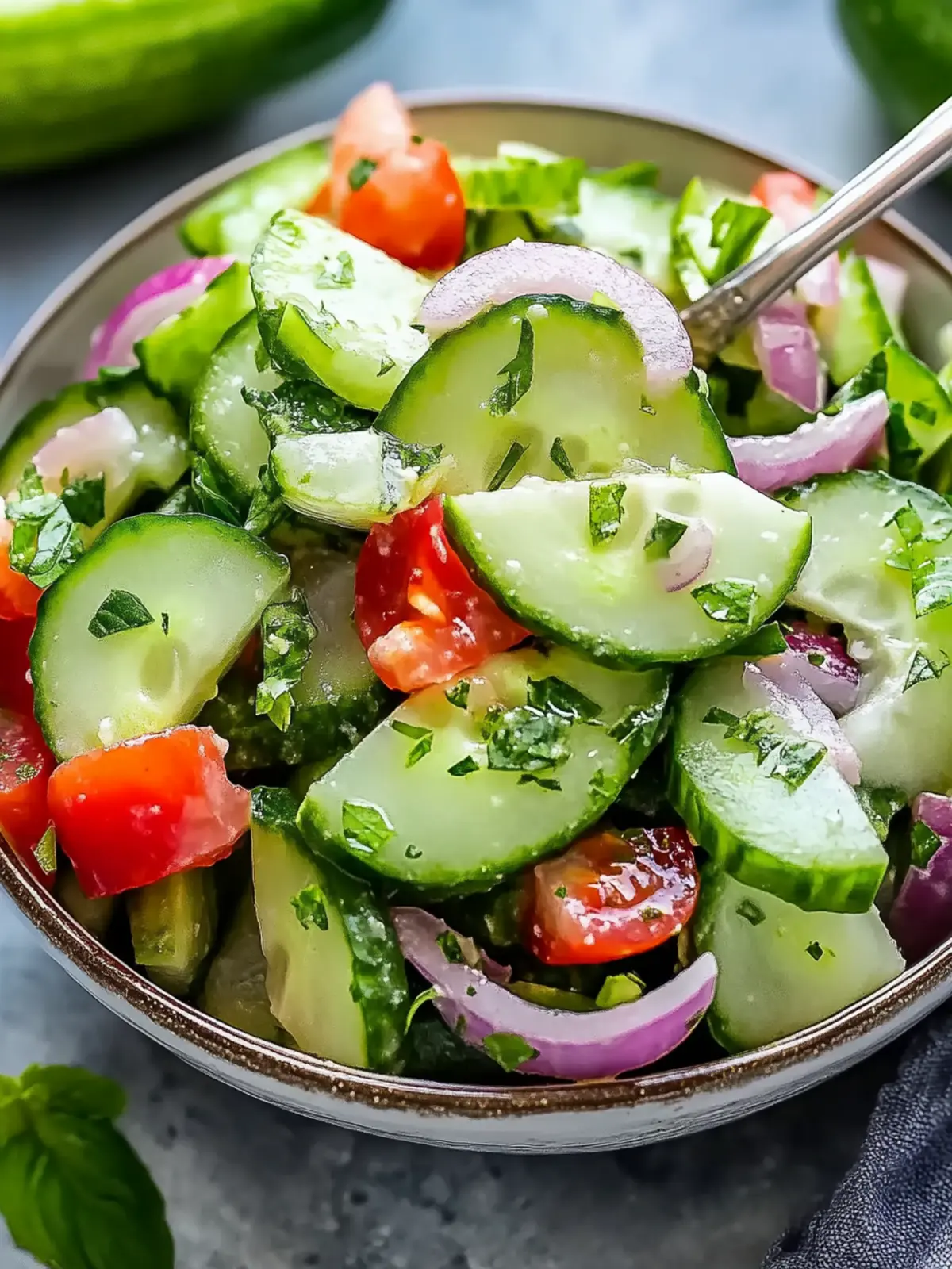 Refreshing Quick Italian Cucumber Salad Perfect for Summer Bliss 3 Quick Italian Cucumber Salad