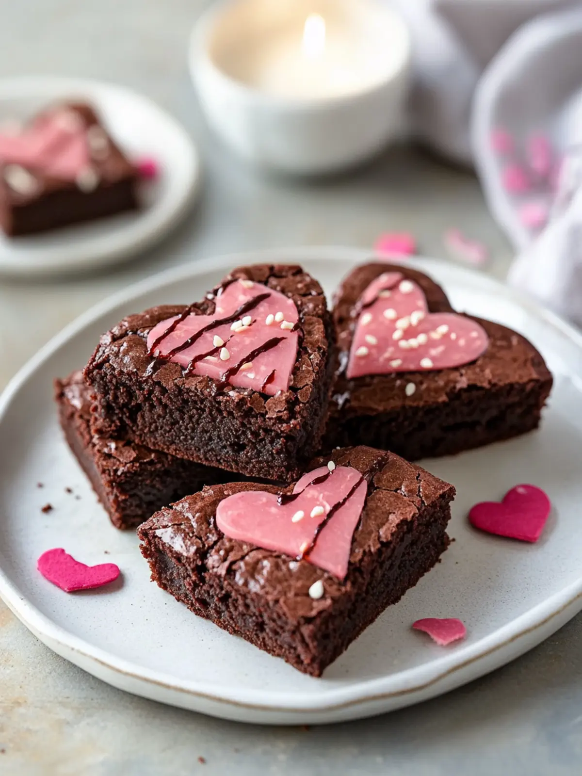 Irresistible Heart Shaped Brownies Recipe for Sweet Moments 2 Heart Shaped Brownies Recipe