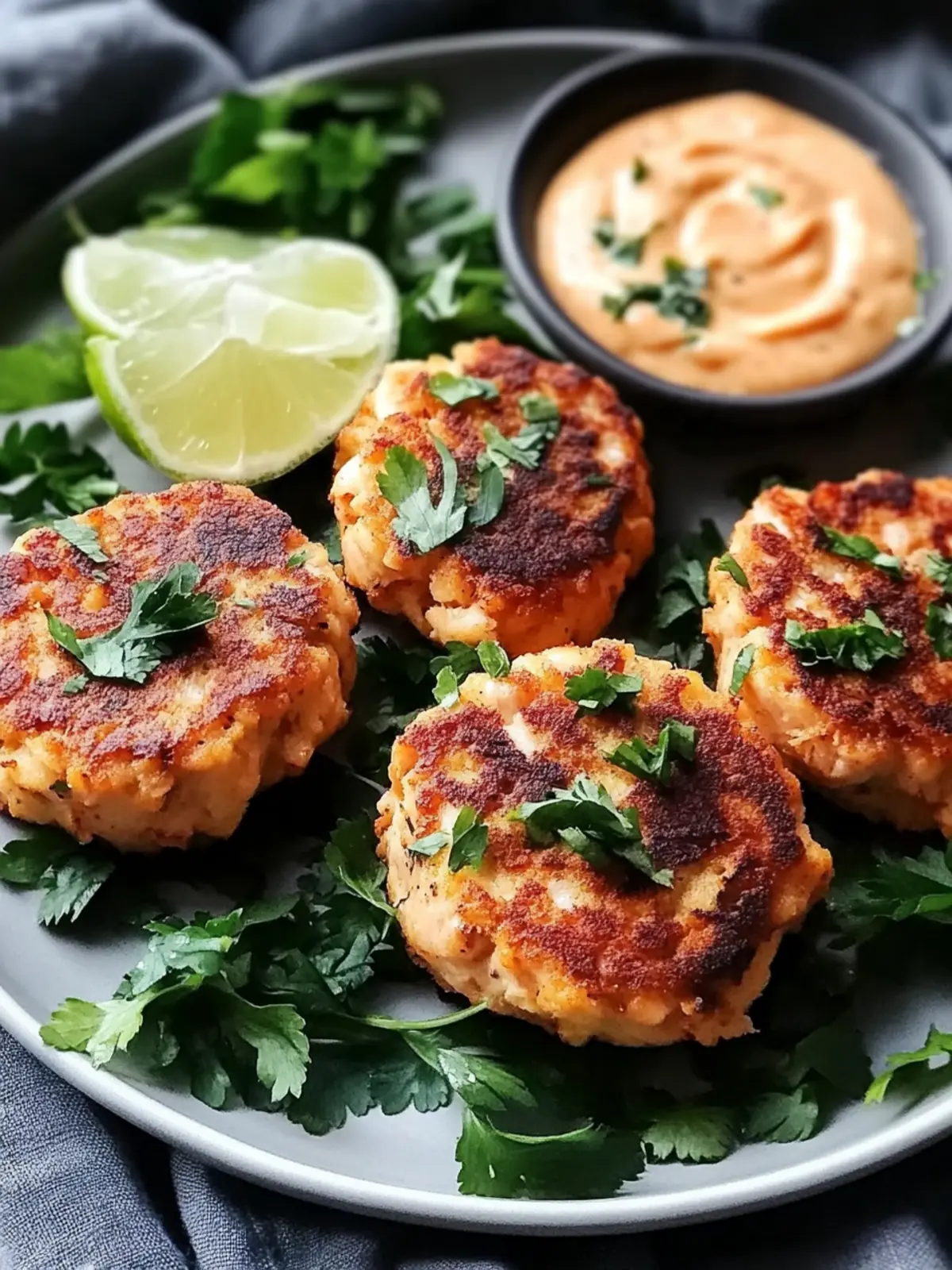 Spicy Salmon Cakes with Sriracha Aioli – Quick & Delicious Weeknight Delight 3 Spicy Salmon Cakes with Sriracha Aioli