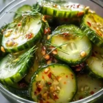 Tangy Quick Pickle Recipe Cucumber with Smoky Garlic Oil 6 Quick Pickle Recipe Cucumber