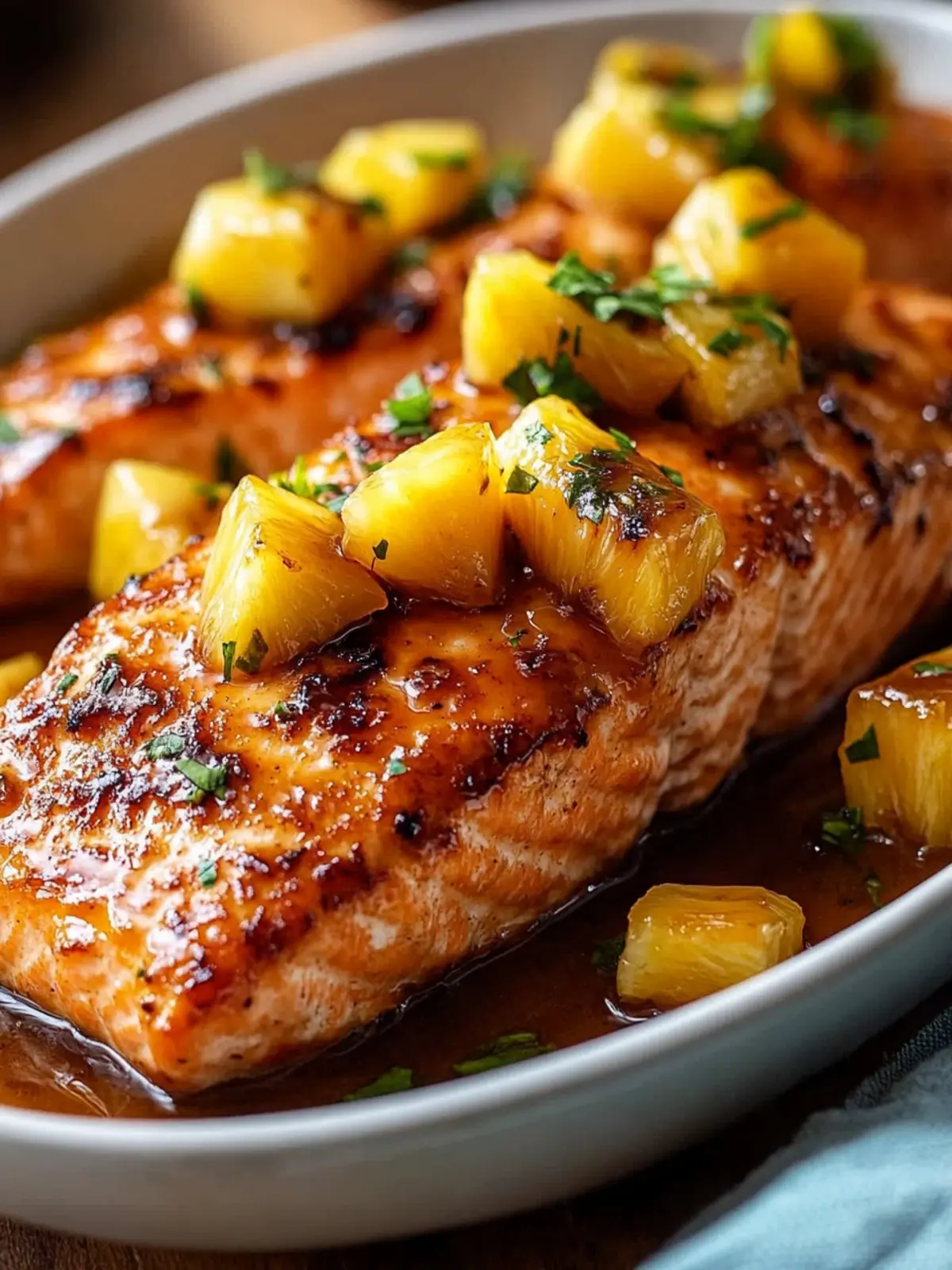 Pineapple Glazed Salmon: Sweet, Savory, and So Easy to Make 5 Pineapple Glazed Salmon