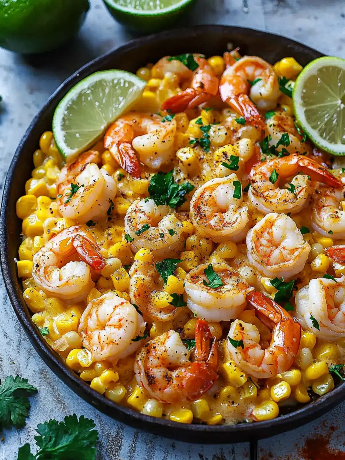 Savory Shrimp and Creamed Corn in 30 Minutes or Less 5 Shrimp and Creamed Corn