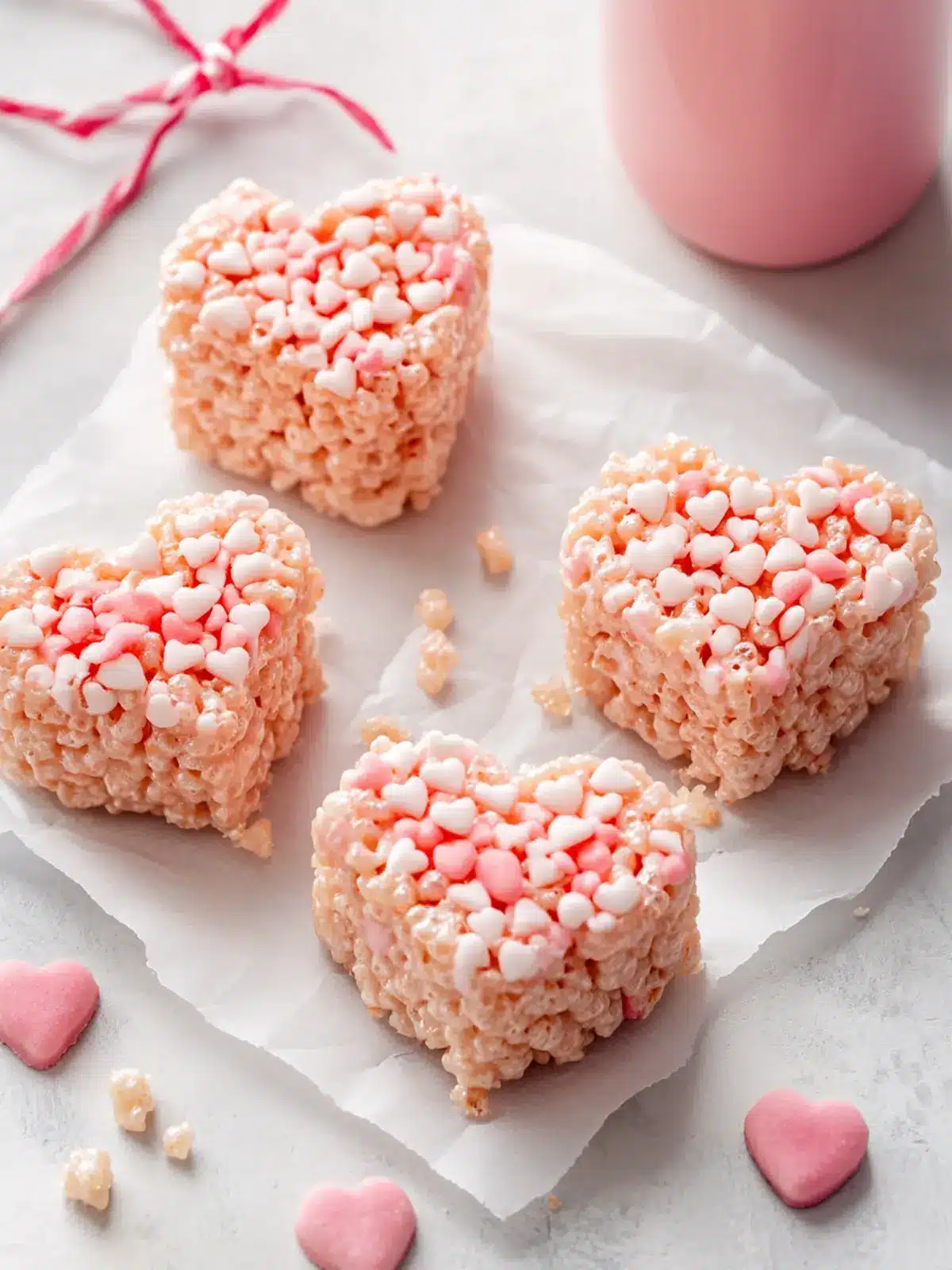Heart-Shaped Valentine’s Day Rice Krispie Treats Your Sweetie Will Love 2 Heart-Shaped Valentine’s Day Rice Krispie Treats