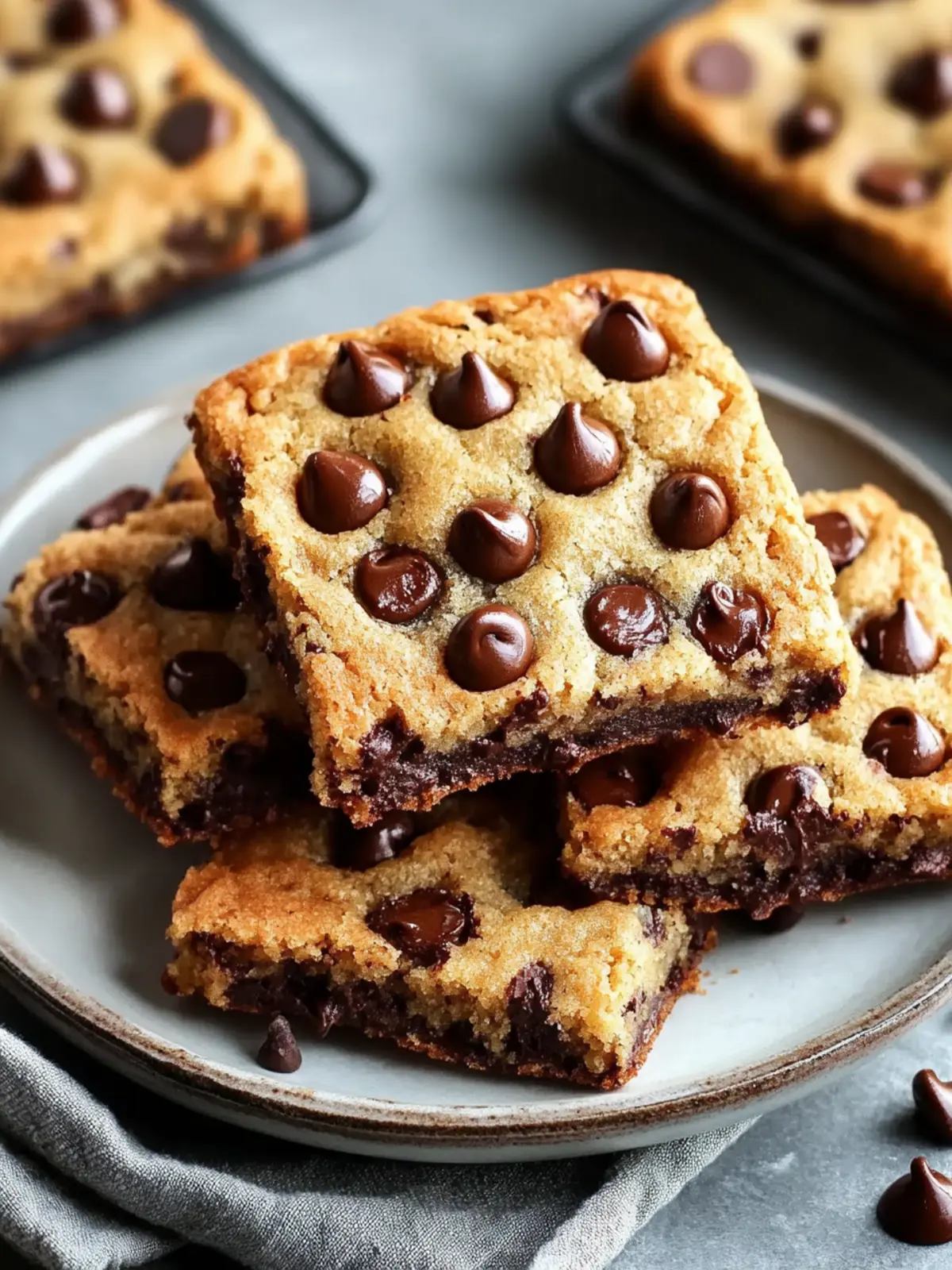 Crispy Chocolate Chip Pan Chewies You Can't Resist! 2 Chocolate Chip Pan Chewies