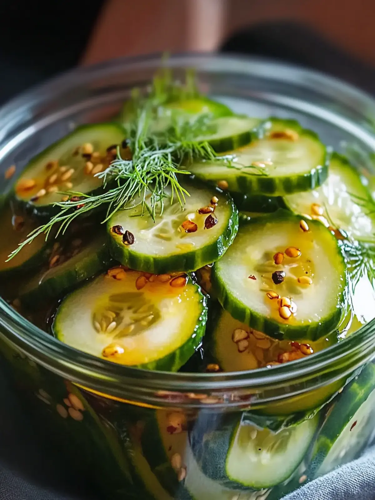 Tangy Quick Pickle Recipe Cucumber with Smoky Garlic Oil 3 Quick Pickle Recipe Cucumber