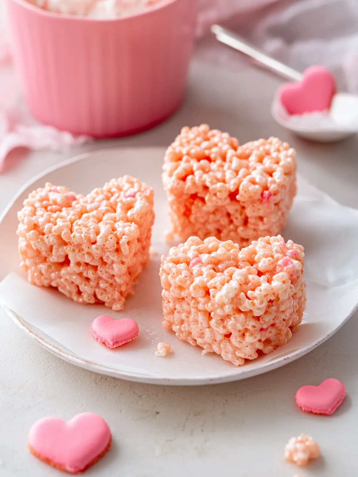 Heart-Shaped Valentine’s Day Rice Krispie Treats Your Sweetie Will Love 4 Heart-Shaped Valentine’s Day Rice Krispie Treats