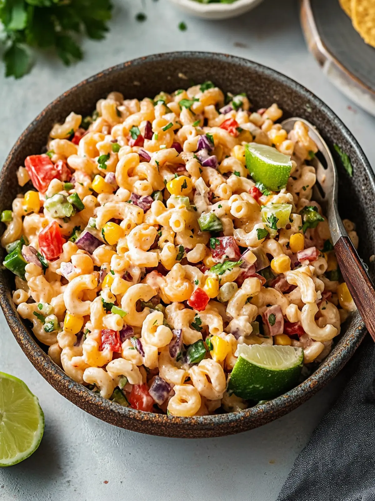 Savor the Flavor: Zesty Mexican Macaroni Salad Delight 4 Mexican Macaroni Salad