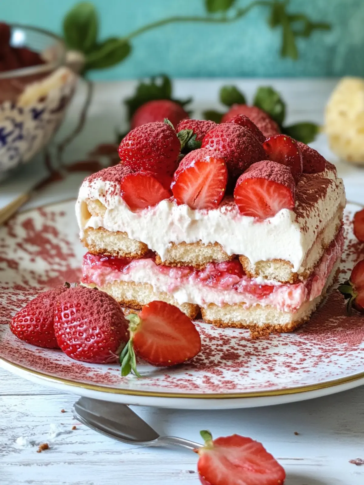 Delicious Strawberry Tiramisu: A No-Raw Egg Summer Treat 4 Delicious Strawberry Tiramisu