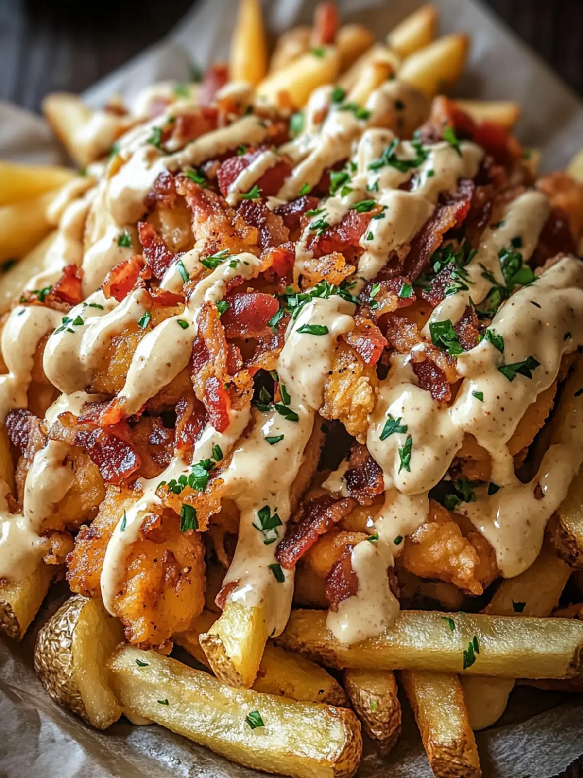 Dirty Chicken and Bacon Loaded Fries: Your Ultimate Comfort Fix 3 Dirty Chicken and Bacon Loaded Fries