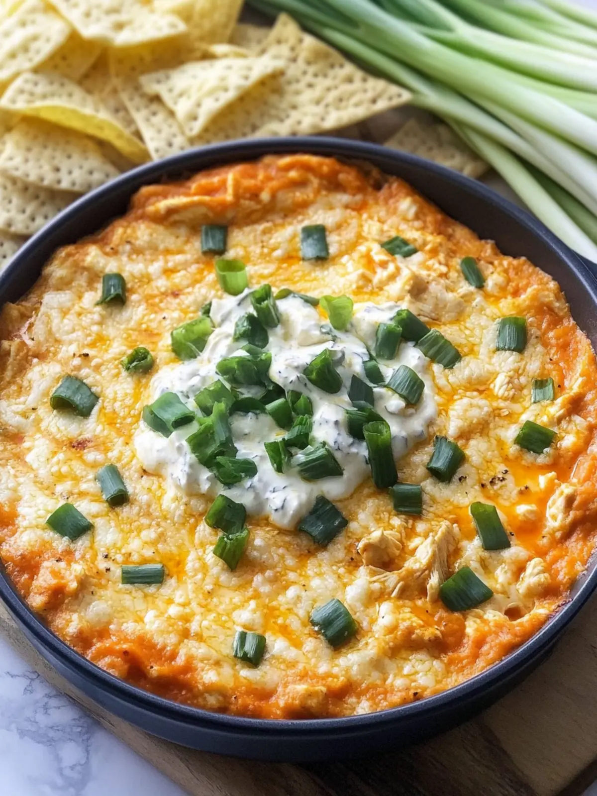 Savory Buffalo Chicken Dip That's Perfect for Any Gathering 4 Buffalo Chicken Dip