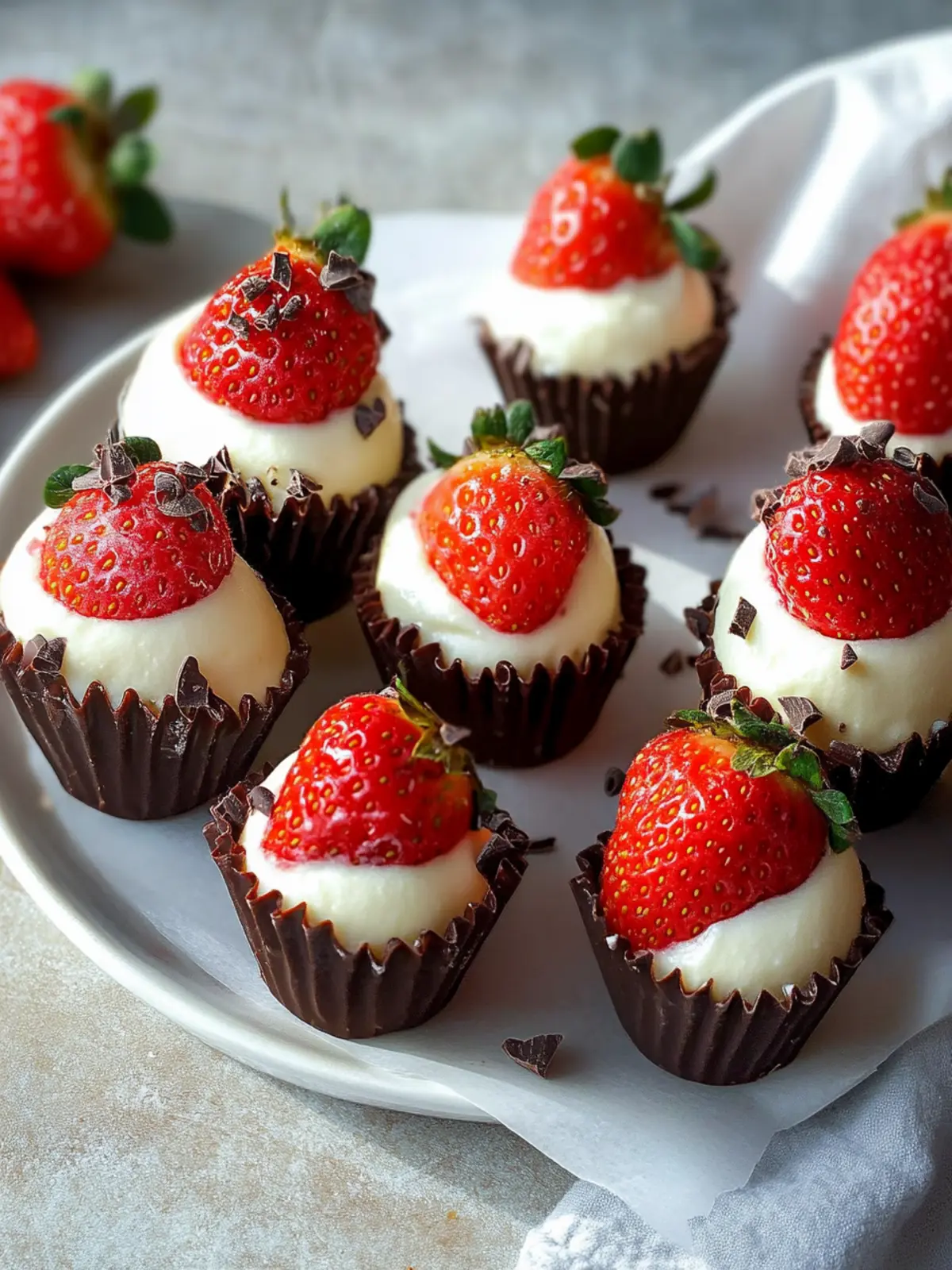 Chocolate Covered Cheesecake Strawberries for Sweet Moments 4 Chocolate Covered Cheesecake Strawberries