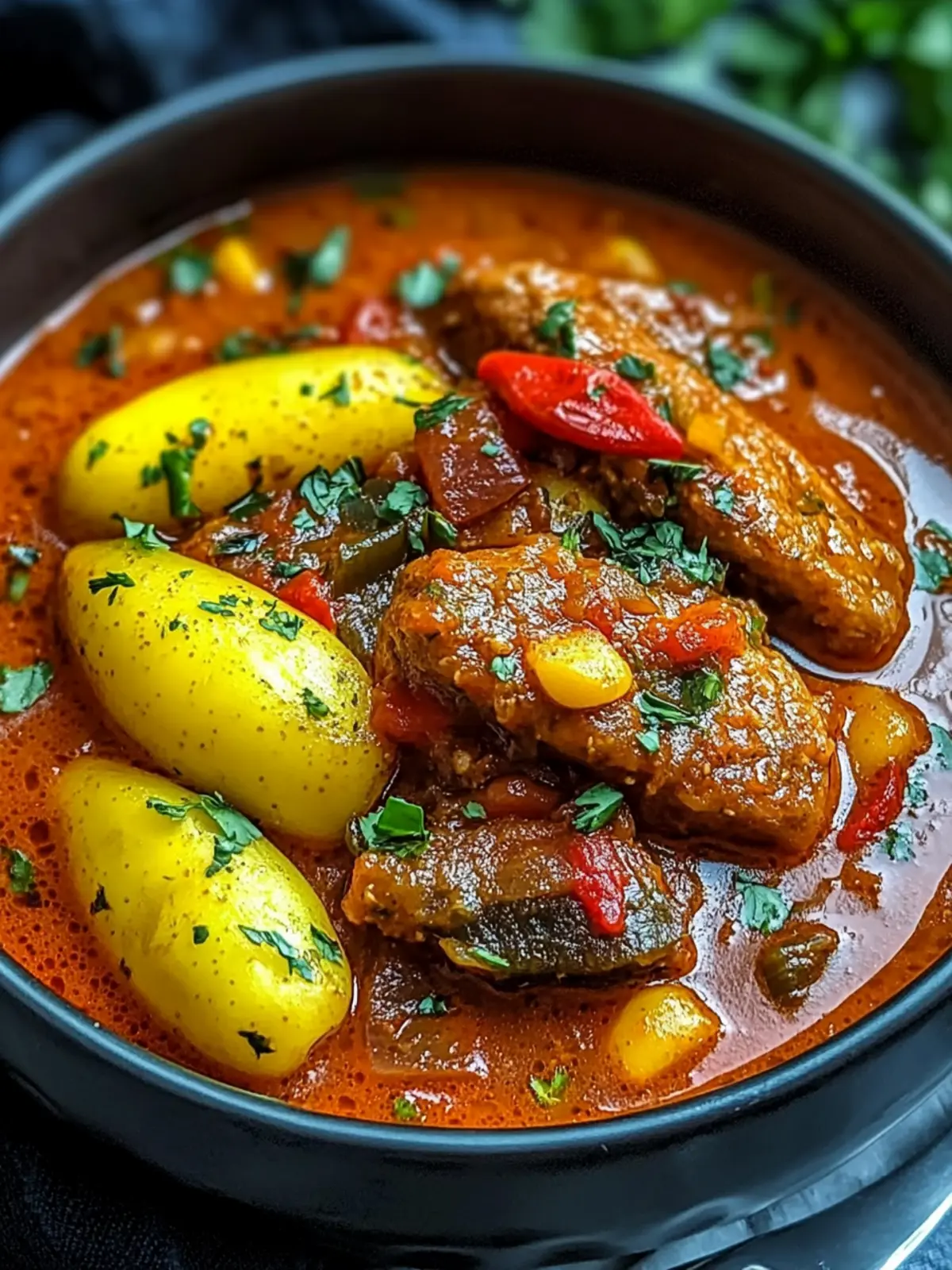 Ghanaian Red Red Stew: Quick Vegan Comfort Food Magic 5 Ghanaian Red Red Stew