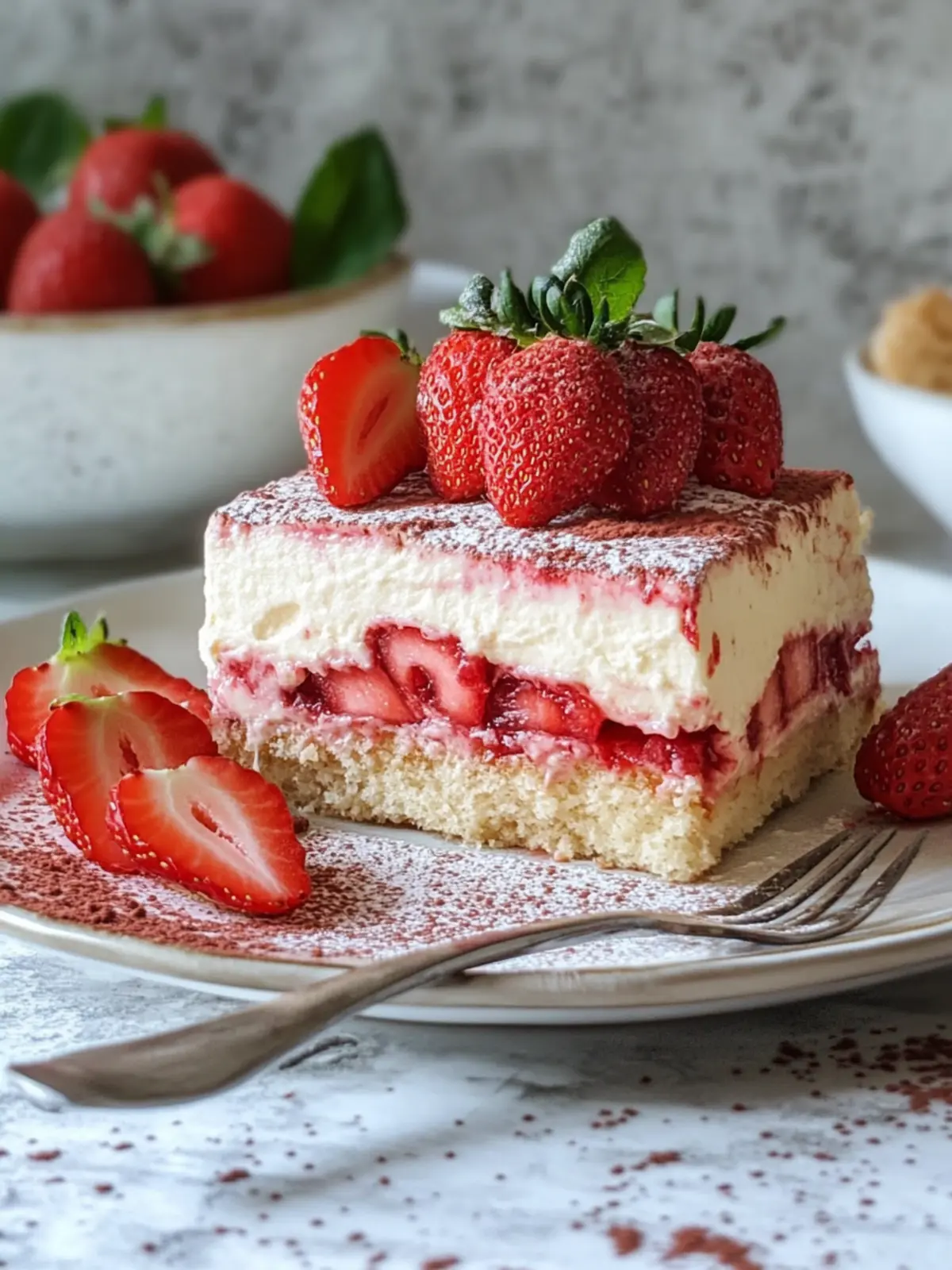 Delicious Strawberry Tiramisu: A No-Raw Egg Summer Treat 2 Delicious Strawberry Tiramisu