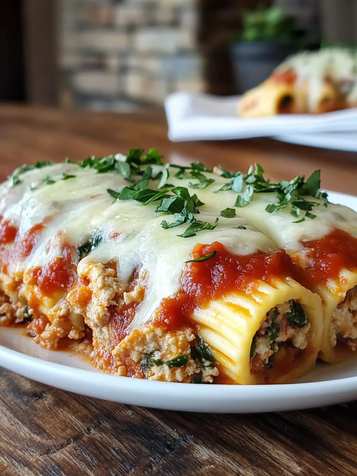 Irresistible Stuffed Manicotti with Easy Homemade Meat Sauce 2 Stuffed Manicotti