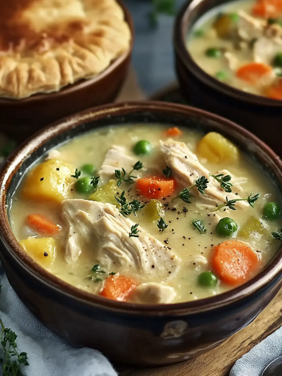 Creamy Chicken Pot Pie Soup That's Ready in 35 Minutes 4 Chicken Pot Pie Soup