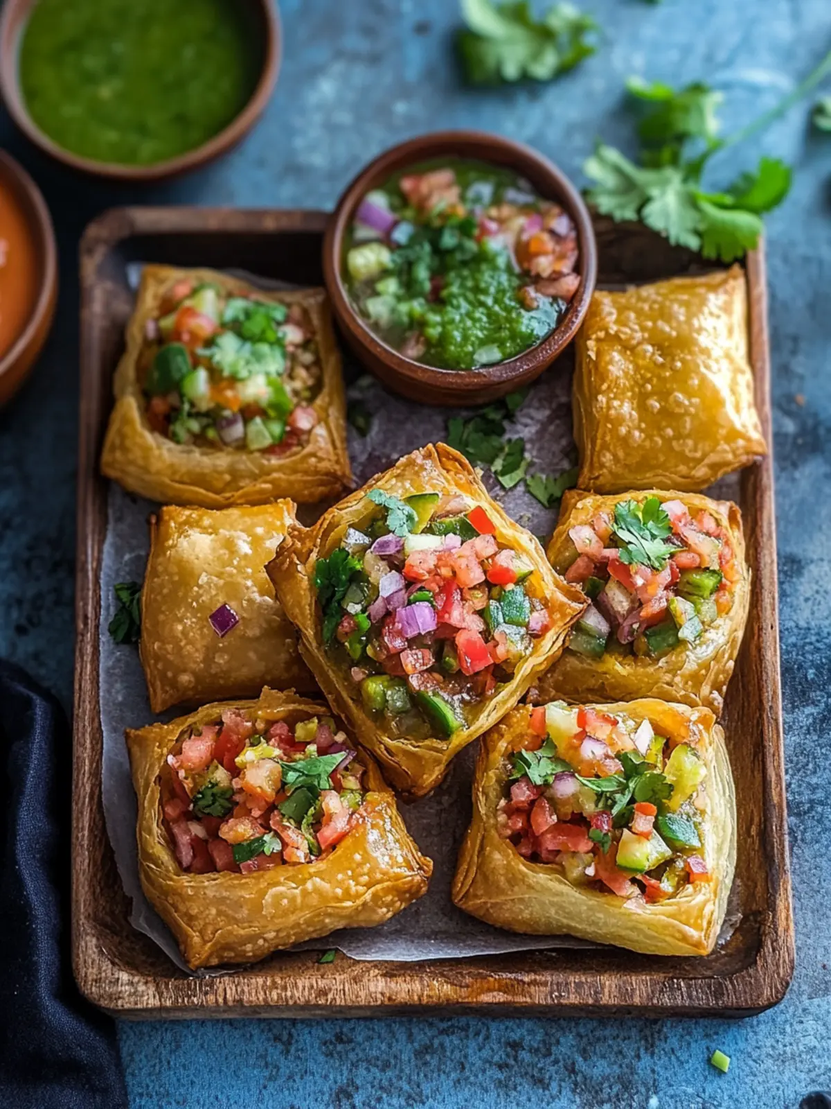 Delicious Puff Pastry Samosa Chaat for a Flavorful Snack 2 Puff Pastry Samosa Chaat